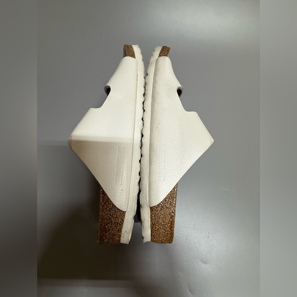 BIRKENSTOCK ARIZONA BIG BUCKLE WOMEN SANDALS WHITE 39 - Picture 6 of 11